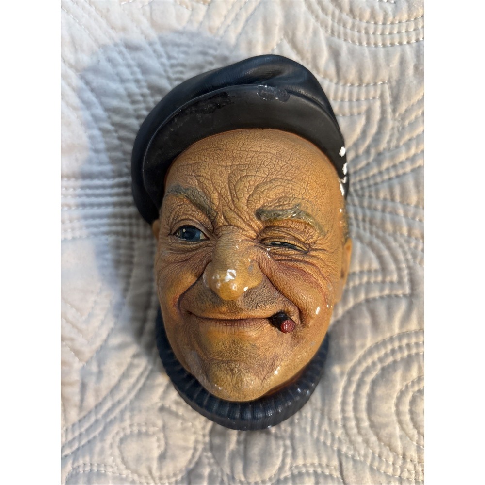 Bossons Boatman vintage chalkware head Wall Art
